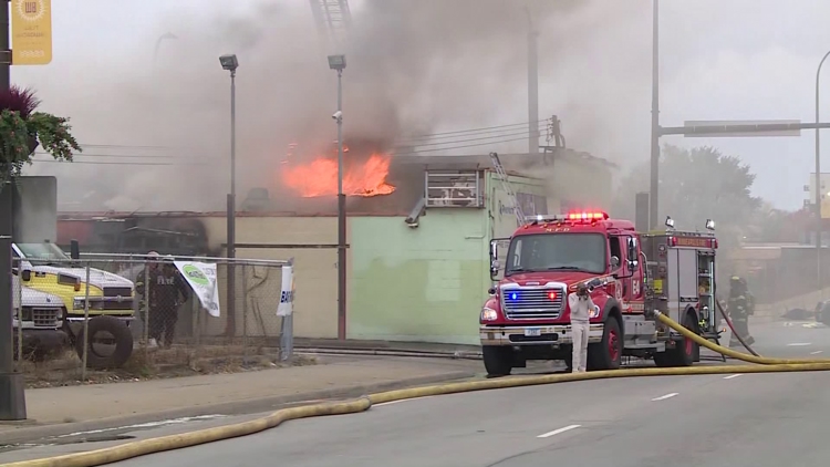 Crews respond to fire just off I-94 in north Minneapolis — KARE 11 Local — Gopher, Edinburg Community news