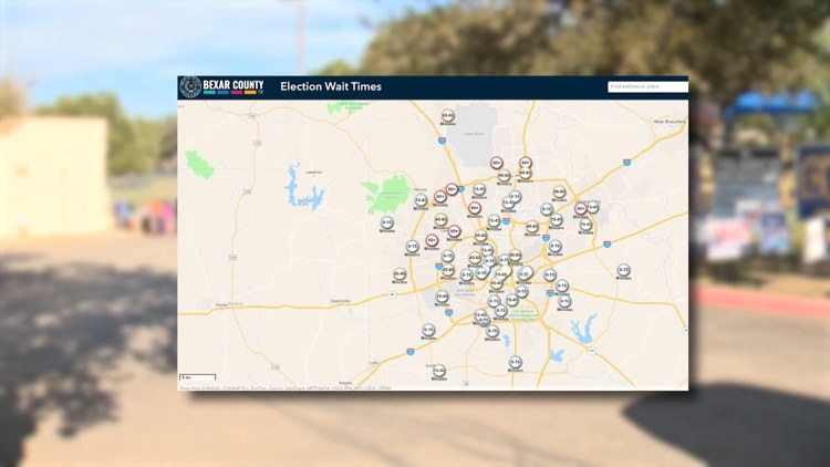 Heading to the polls? Bexar County launches online tool to help voters gauge wait times at polling sites — KENS 5 (San Antonio), Edinburg Community news