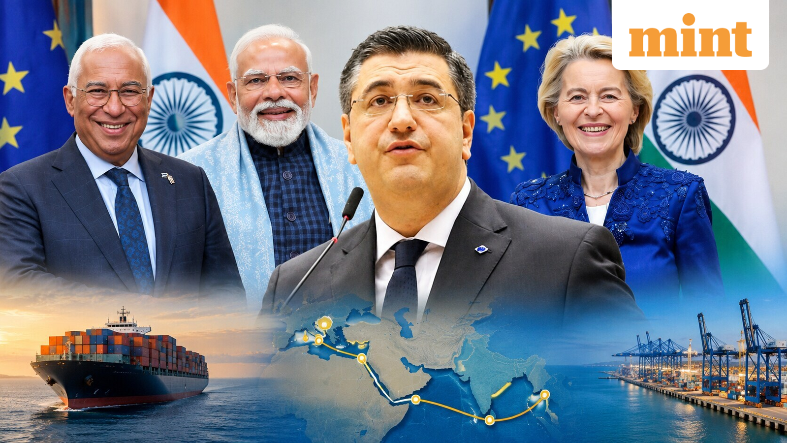 'Cannot afford to depend on single route’: EU backs IMEC to make India-Europe trade more resilient amid Hormuz crisis — Mint India
